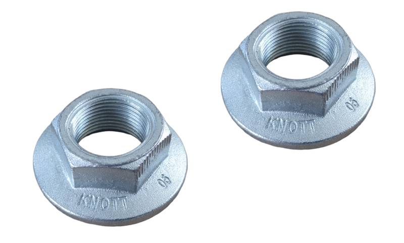 2 x Knott Flanschmutter M24 x 1,5 KNOTT Nr. 407963.001