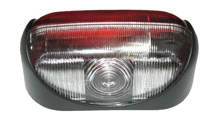 Begrenzungsleuchte Umrissleuchte Jokon mit Glühbirne rot / weiss