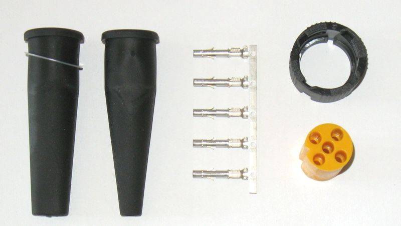 1 Stück - Aspöck Bajonettstecker - linke Seite Ersatzteil inkl. Montageanleitung