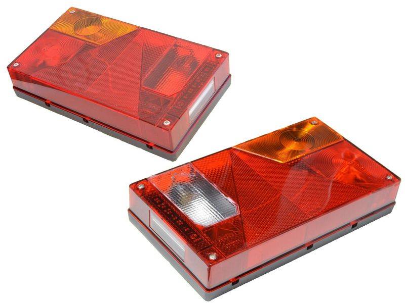 Aspöck Multipoint 1 Set Lampe links+ rechts - Rückfahrscheinwerfer - Bajonettanschluss