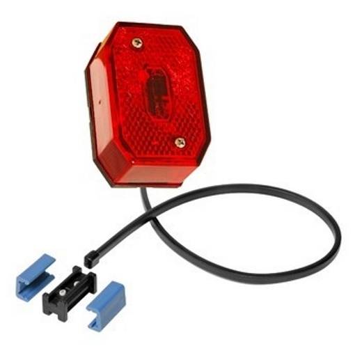 1 x Aspöck Flexipoint 1 rot mit 0,5 m DC-Kabel + DC Verbinder - 31-6509-067