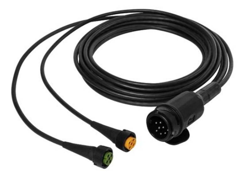 Aspöck Anhängerkabel 7m - 13-polig Stecker - Kabelbaum + 10 x Kabelschellen