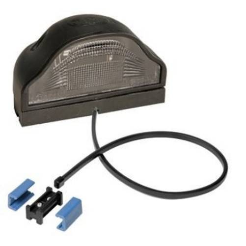 Aspöck Regpoint Kennzeichenleuchte, DC Flachkabel 1,5m + DC Verbinder