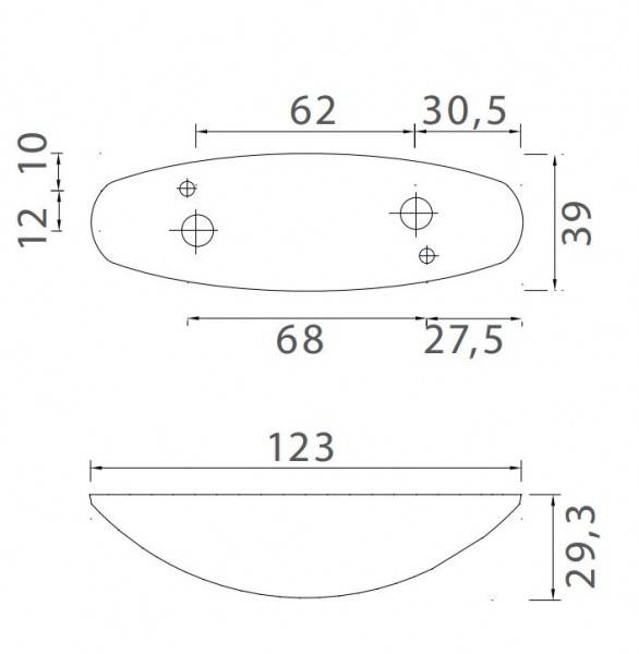 Aspöck Begrenzungsleuchte Flexipoint II rot-weiß