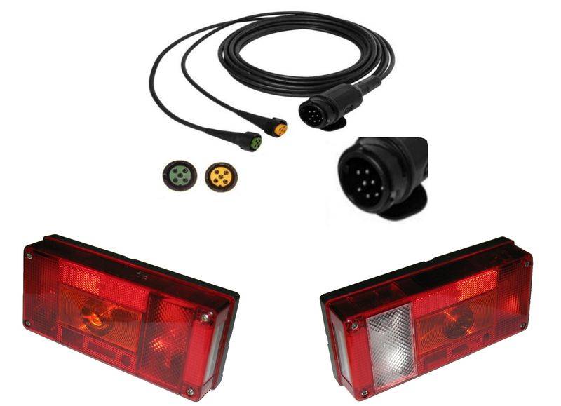 Aspöck Midipoint 1 - Leuchten Set - 13polig - 4m Kabelbaum