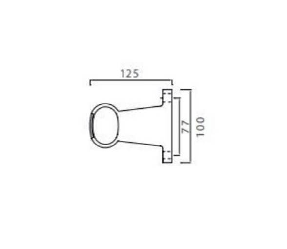 1 Stück Aspöck Superpoint 2 KURZ Seitenmarkierungsleuchte