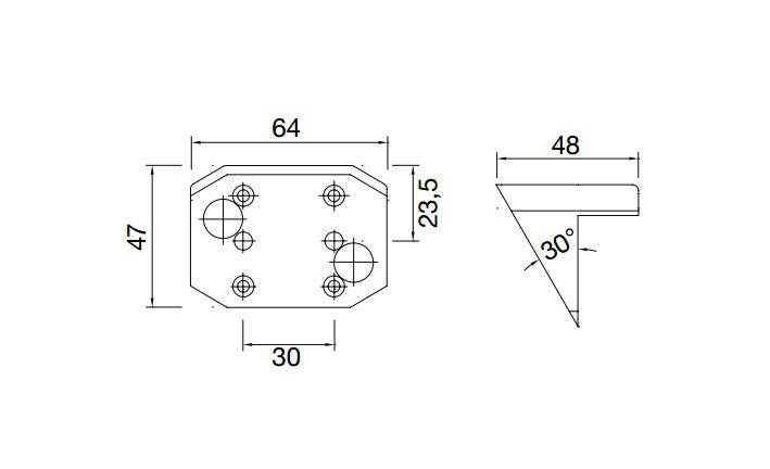 1 x Aspöck Flexipoint 1, Halter, Kotflügelhalter Aspöck Nr. 15-5314-107
