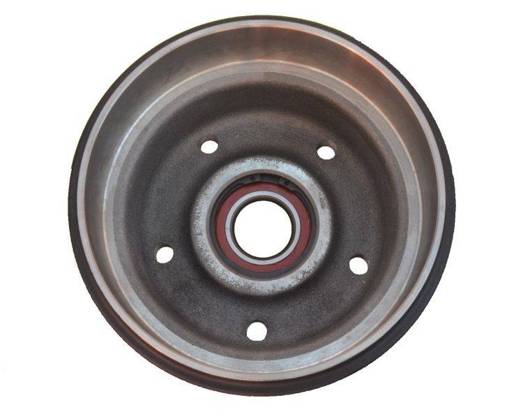 1 x Komplettset Knott Bremstrommel 8-Zoll 200x50 mit Kompaktlager Fettkappe und Mutter 28744N05