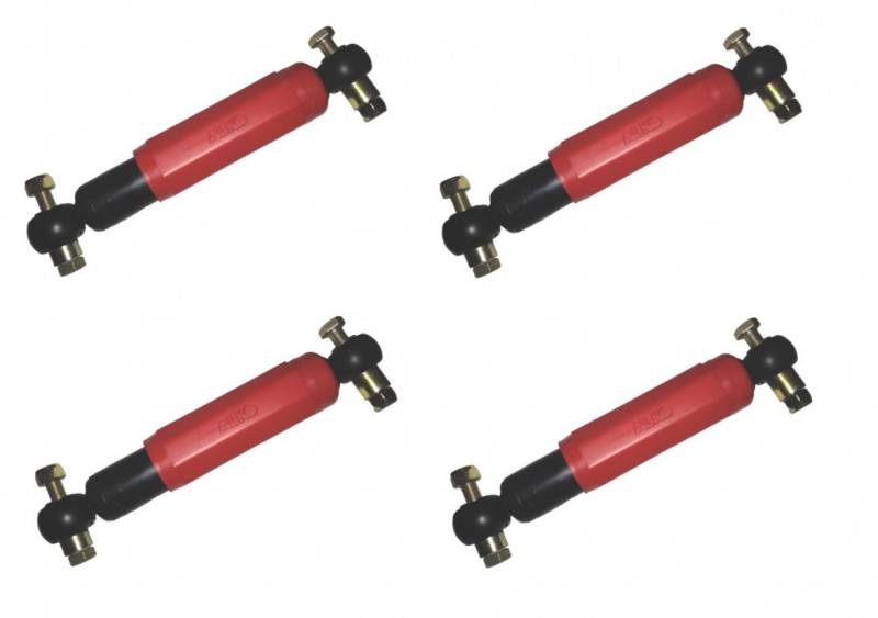 4 x AL-KO Octagon Achsstoßdämpfer Stoßdämpfer ROT