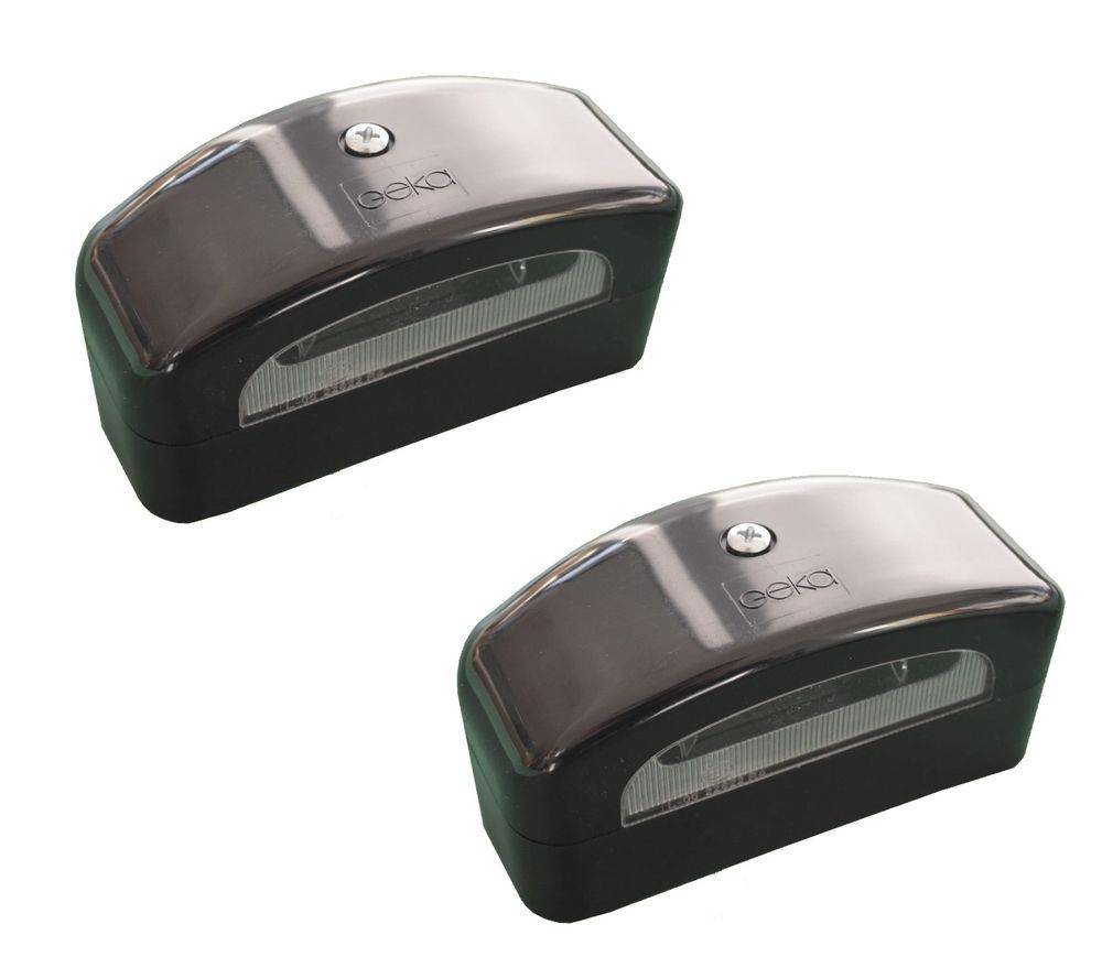 2x GEKA Kennzeichenleuchte KL37 mit Kabeltülle