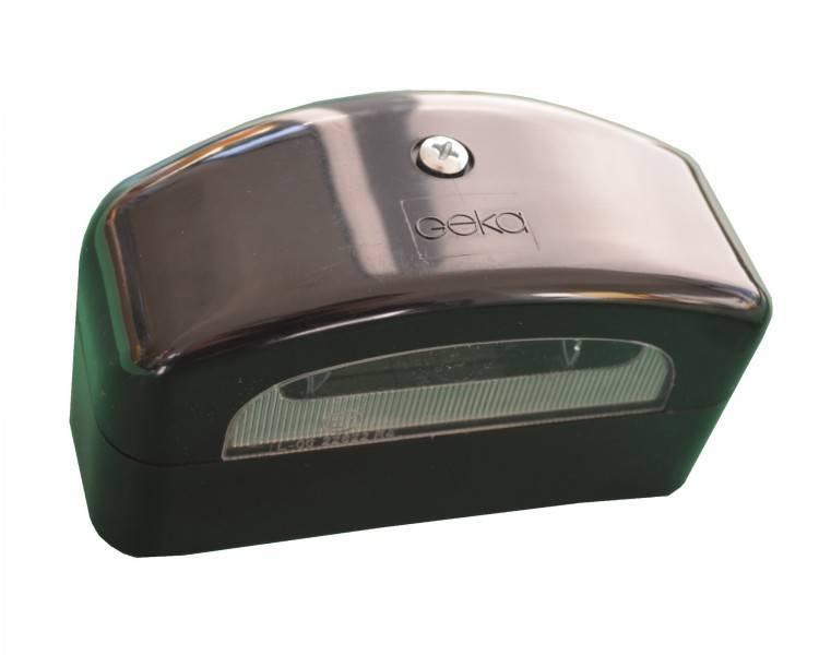 1 x GEKA Kennzeichenleuchte KL37 mit Kabeltülle