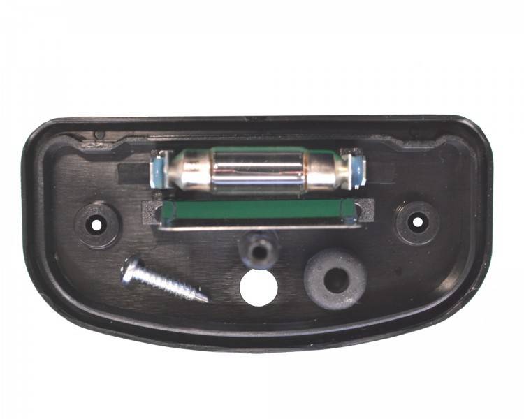 1 x GEKA Kennzeichenleuchte KL37 mit Kabeltülle