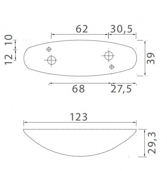 2 x Aspöck Begrenzungsleuchte Flexipoint II rot-weiß