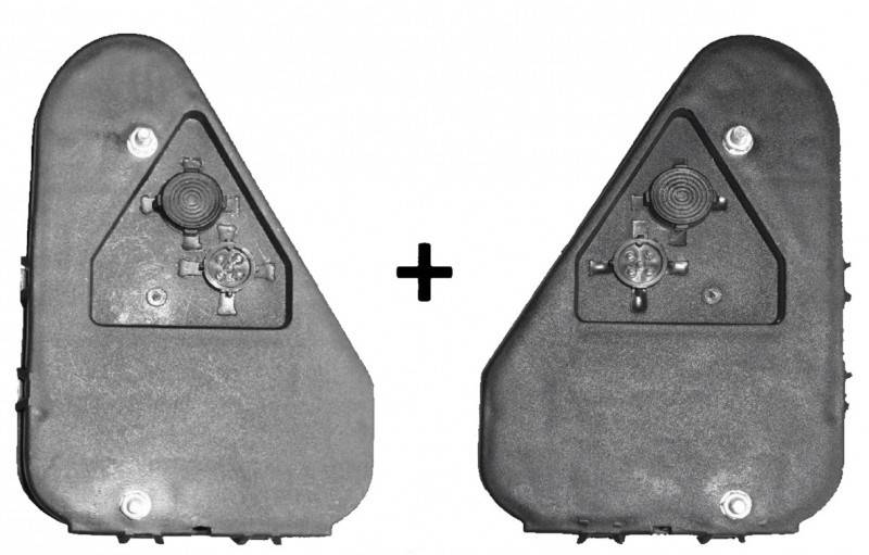Aspöck Earpoint 3 III Leuchte links 24-4700-007 + rechts 24-4800-007