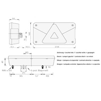 Aspöck Multipoint 5 Set Lampen rechts + links und Kabel 6 Meter 7polig Aspöck Multipoint 5 Set Lampen rechts + links und Kabel 6 Meter 7polig