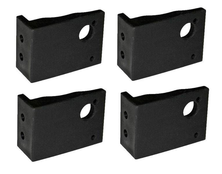 4 Stück Aspöck Halter für Flexipoint 1 - Winkelhalter soft - 15-5316-707