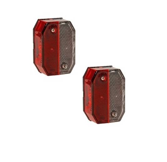 2 x Aspöck Flexipoint 1 Rot / Weiß Tülle - Aspöck 31-6509-047