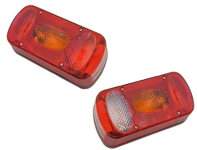 Aspöck Midipoint 2 Set Leuchte links + rechts + Rückfahrscheinwerfer - Bajonettanschluss