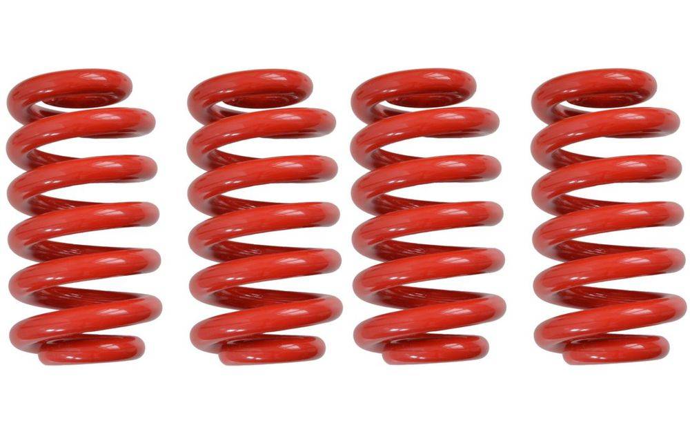 4x Schraubenfedern für Westfalia Anhänger 1800 kg - Farbe rot