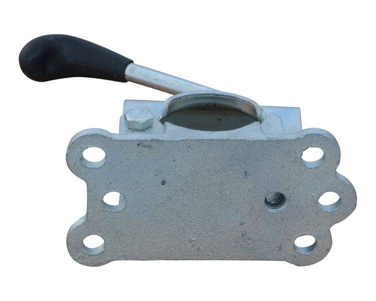 1 Stück- Knott Klemmhalter Ø48 mm - Guß -LBG48 - Klemmschelle für Stützrad / Stützen