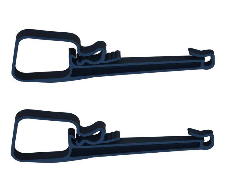 2 Stück - Knott Seilzughalter, Achshalter Bremsseilhalter 80x80 - Knott Nr. 408202.001 Kunststoff