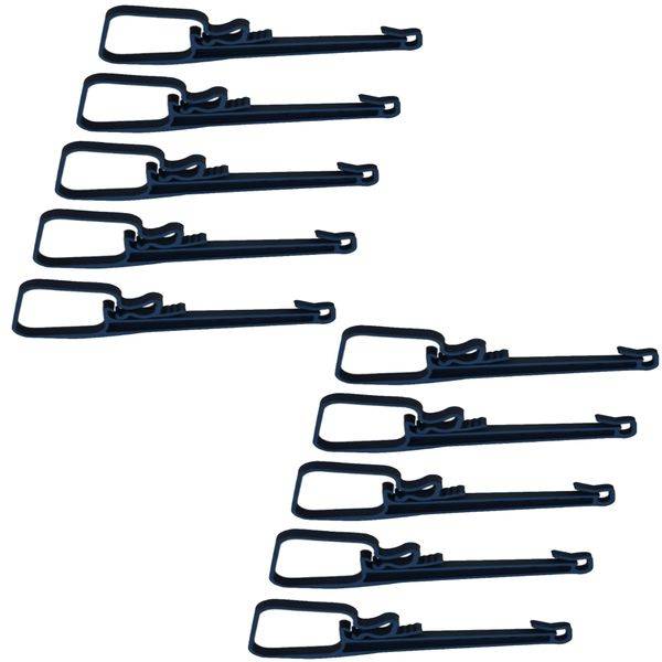 10 Stück - Knott Seilzughalter, Achshalter Bremsseilhalter 80x80 - Knott Nr. 408202.001 Kunststoff