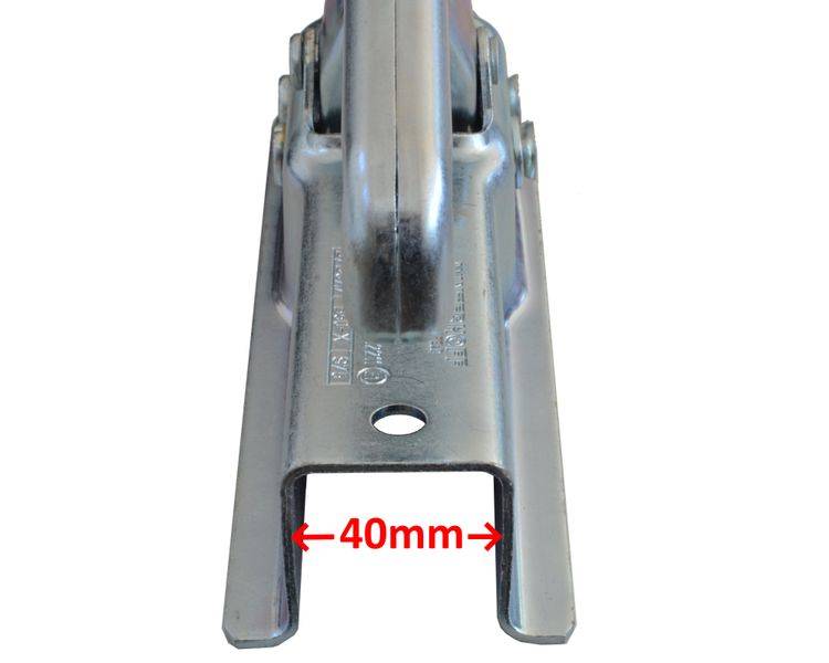 1 Stück - Winterhoff Kugelkupplung WW8-D40 - 800kg - 40mm Vierkant - Bohrung 90mm Ø11mm