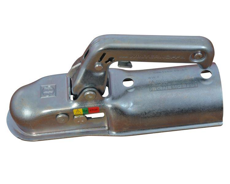 1 Stück - Winterhoff Kugelkupplung WW8C - 800kg - Ø70 mm Rohr - Bohrung 90mm Ø12,5 mm