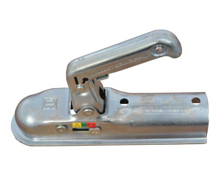 1 Stück - Winterhoff Kugelkupplung WW8A - 800kg - Ø50 mm Rohr - Bohrung 90mm - Ø11 mm