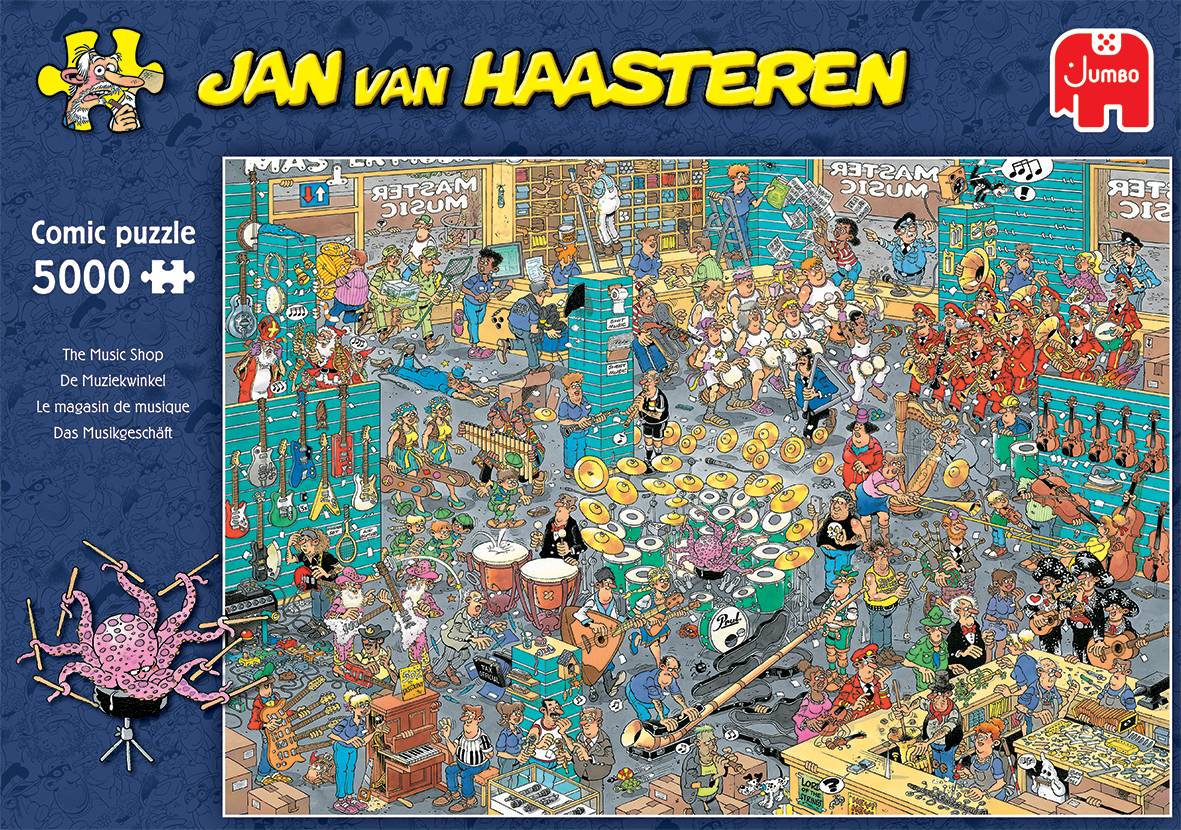 Jan van Haasteren Der Musikshop 5000 Teile Puzzle