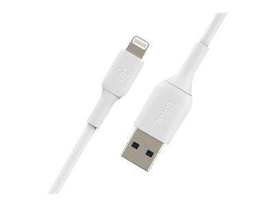 Belkin BOOST CHARGE - Lightning-Kabel - Lightning männlich bis USB männlich - 3 m - weiß - für Apple 10.5-inch iPad Pro; 12.9-inch iPad Pro (2nd