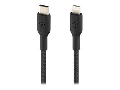 Belkin BOOST CHARGE - Lightning-Kabel - USB-C männlich bis Lightning männlich - 2 m - Schwarz - USB-Stromversorgung (18 W)