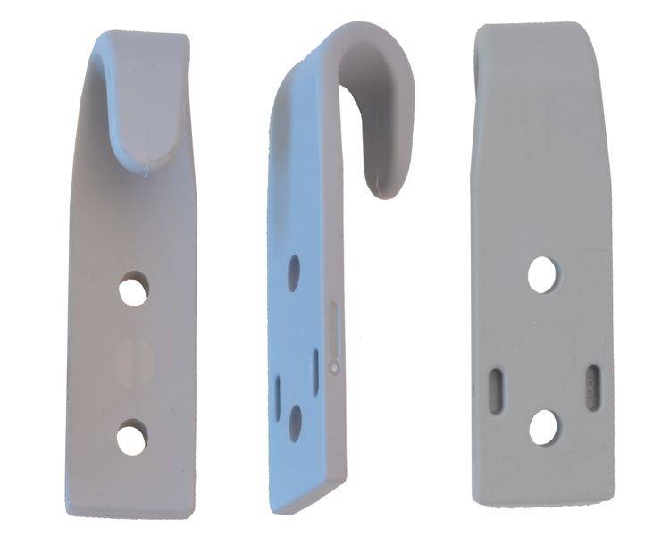 20x Schleuderhaken Planenhaken GRAU für Expanderseil etc.