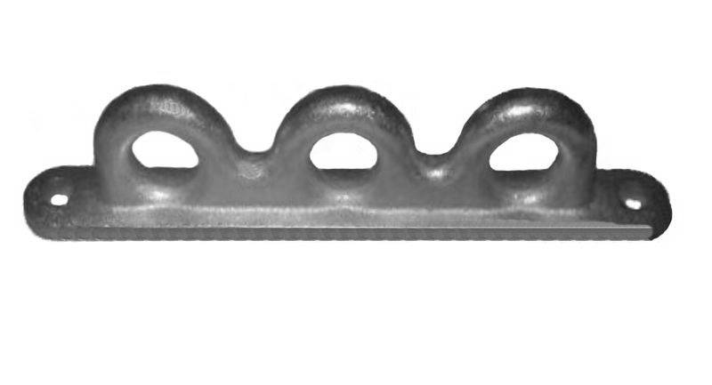 1 Stück - Trennwandhalter für Hakenaufnahme - Guss - kurze Ausführung