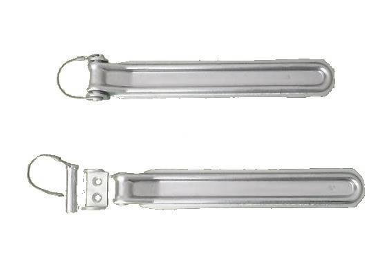 Klappscharnier 374 mm lang + Scharnierbolzen Bolzen 16mm