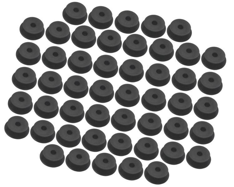 50 Stück - Rundknopf Ø 24/30 mm für 6 - 8 mm Seil Expanderseil - Planenknopf