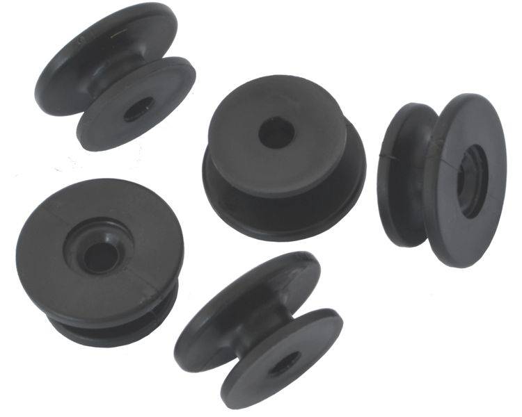 50 Stück - Rundknopf Ø 24/30 mm für 6 - 8 mm Seil Expanderseil - Planenknopf