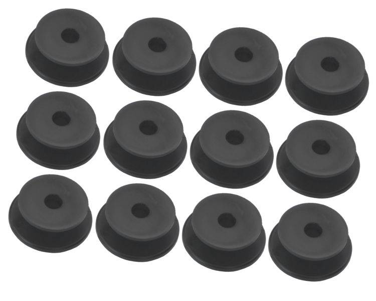 12 Stück - Rundknopf Ø 24/30 mm für 6 - 8 mm Seil Expanderseil - Planenknopf