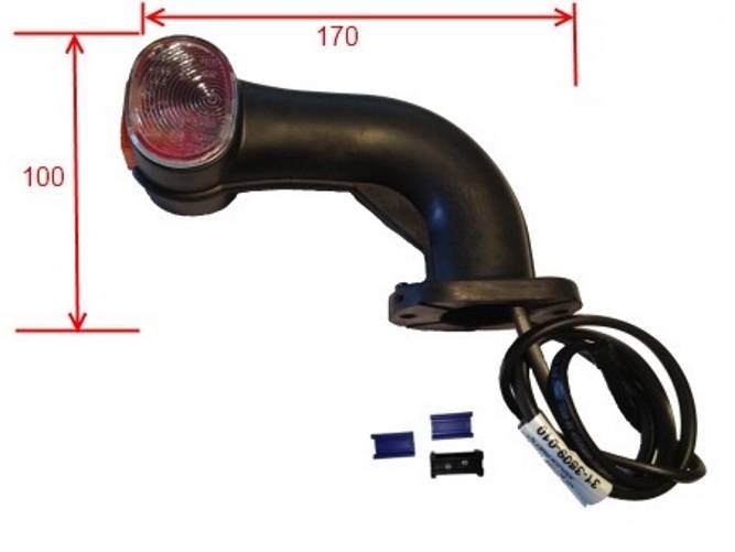 Aspöck Superpoint 2 Earpoint Seitenmarkierungsleuchte LINKS