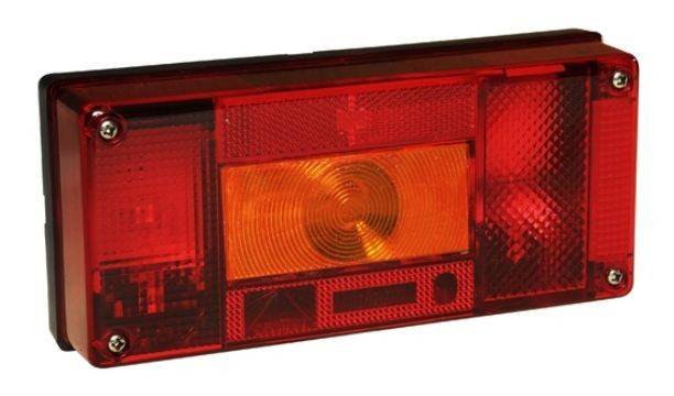 Aspöck Midipoint 1 - Links - OHNE Rückfahrlicht - Kennzeichenlicht UNTEN 24-6002-507