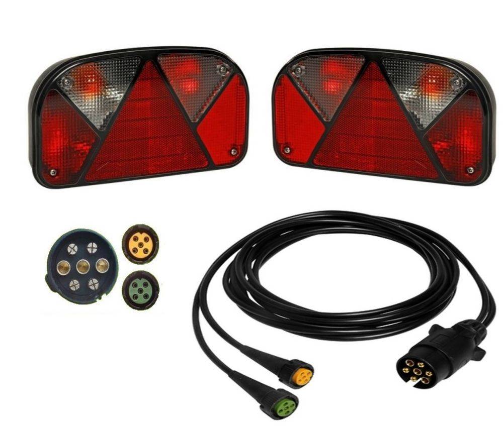 Aspöck Multipoint 2 - Leuchten Set - 7 polig -Hauptkabellänge 6m