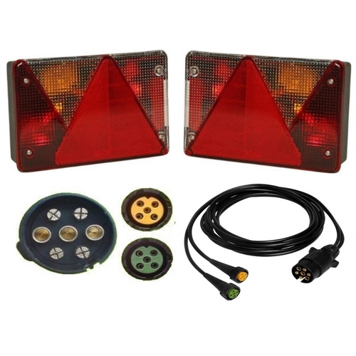 Aspöck Multipoint 4 - Lampenset rechts + links + Kabel 7 Meter 7polig Aspöck Multipoint 4 - Lampenset rechts + links + Kabel 7 Meter 7polig