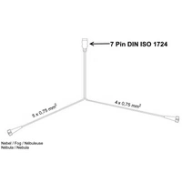 Aspöck Multipoint 4 - Lampenset rechts + links + Kabel 7 Meter 7polig Aspöck Multipoint 4 - Lampenset rechts + links + Kabel 7 Meter 7polig