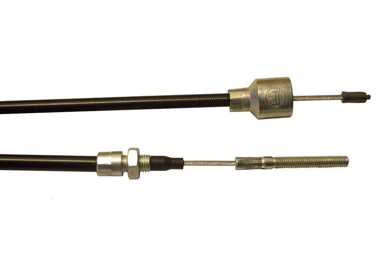 1 x BPW Bremsseil 05.089.33.84.0 Hüllenlänge:1230 mm - Gesamtlänge: 1455 mm