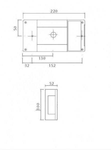 Aspöck Midipoint 1 - Rückleuchte rechts oder links + Rückfahrlicht + Tüllenanschluss