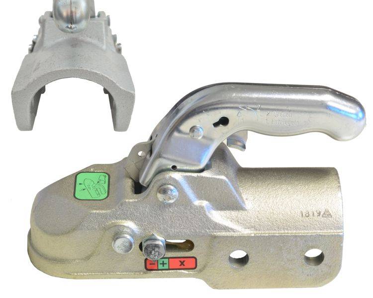 1 x Knott -Kugelkupplung - K35-C - 3500kg - Ø60mm - Bohrungen Ø14,5mm