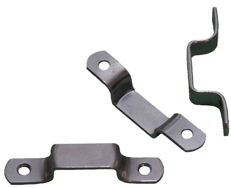 50 x Flachkrampe verzinkt H=18mm L=78mm verzinkt Krampe für Ovalösen 42x22 mm