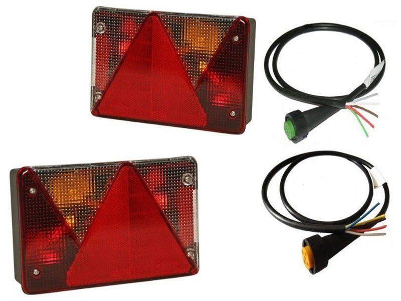 Aspöck Multipoint 4 - Leuchten Set + Open End Kabel 3 Meter