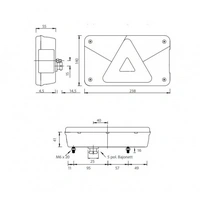 Aspöck Multipoint 5 - Leuchten Set - Leuchte R und L + Open End Kabel 3 m Aspöck Multipoint 5 - Leuchten Set - Leuchte R und L + Open End Kabel 3 m