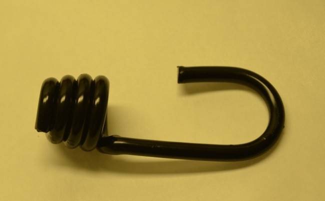 10 x Spiralhaken schwarz für 8 mm Expanderseil